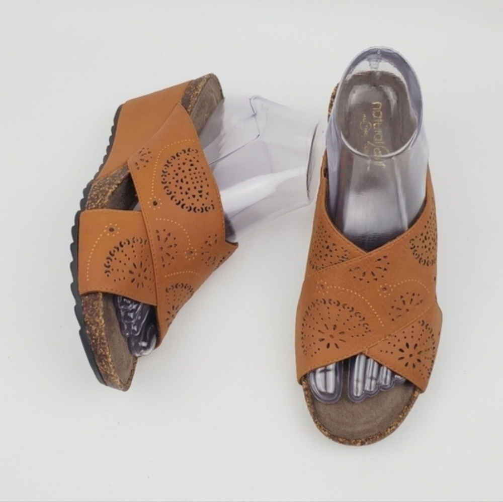 Natural Soul All Tru Comfort Torna wedge sandals